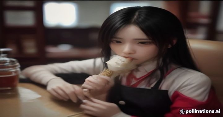小黄书热门美食探店笔记封面，博主在上海网红餐厅拍摄精致摆盘料理，色彩鲜艳食欲感强烈，是小黄书美食内容的代表作