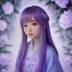 小黄书穿搭创作者芝士猫猫的头像，时尚女生展示靛蓝系穿搭造型，是小黄书时尚内容的代表博主